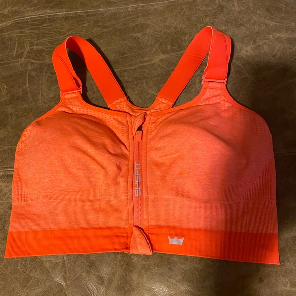 SheFit Low Impact Sports Bra Blaze Orange - Picture 6 of 6